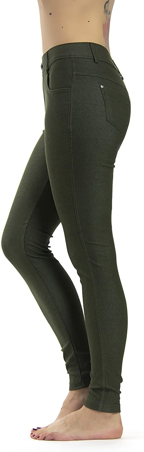 Color_Army Green Jeggings