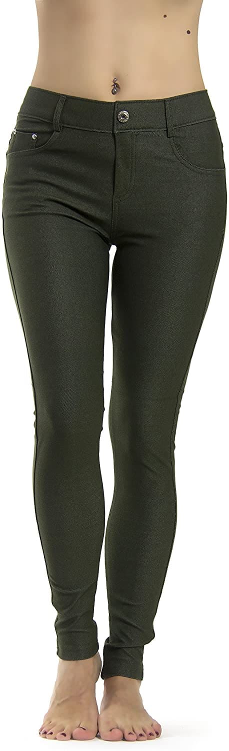 Color_Army Green Jeggings