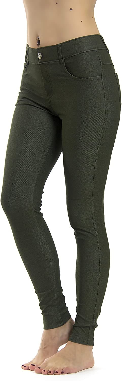 Color_Army Green Jeggings