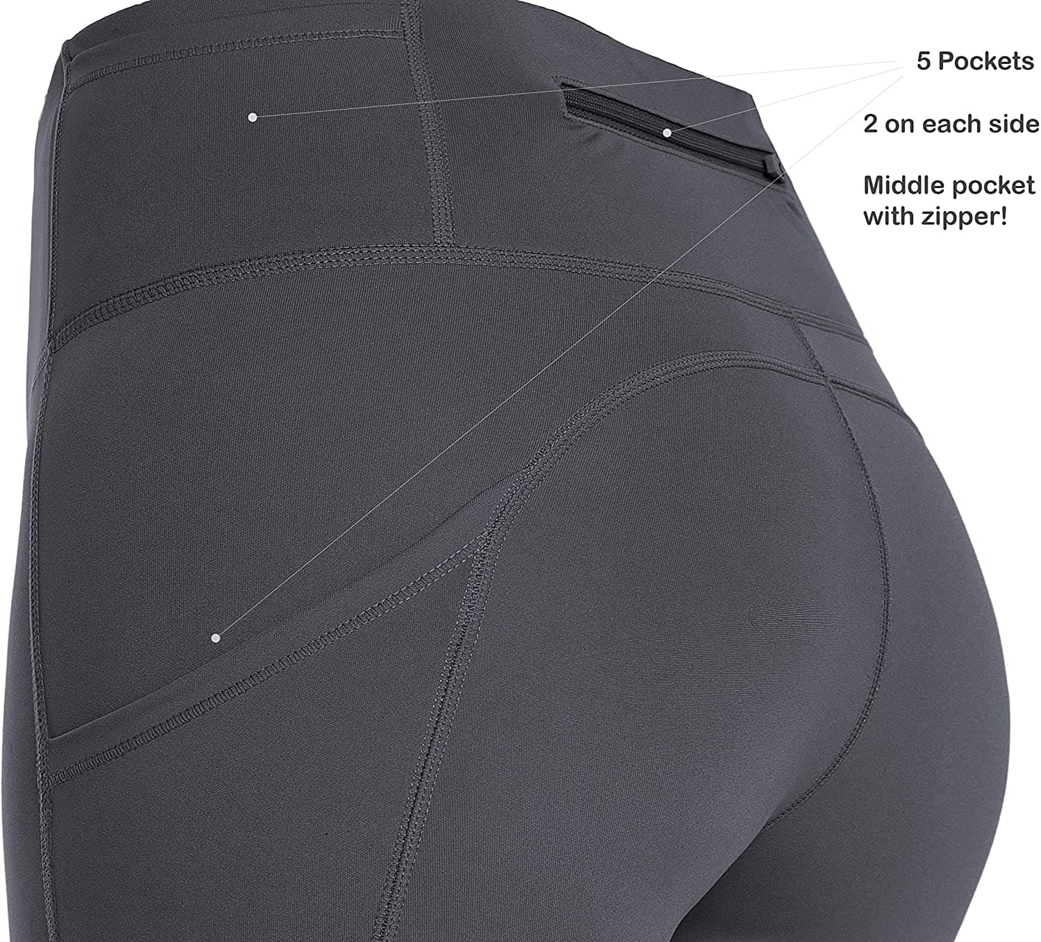 Color_Gray Gym Leggings