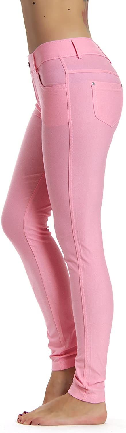 Color_Light Pink Jeggings