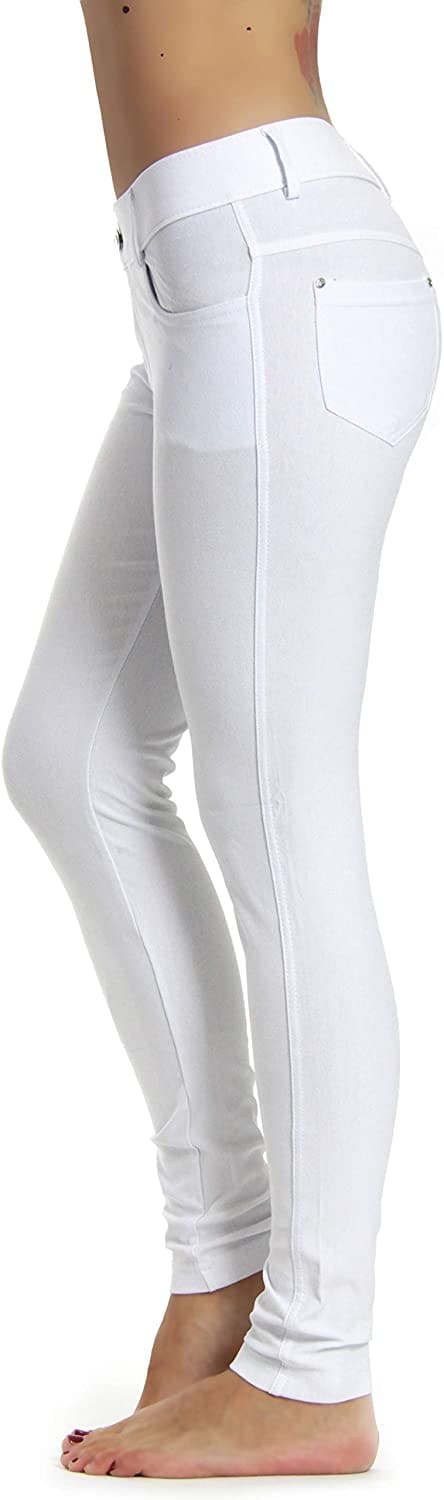 Color_White Jeggings