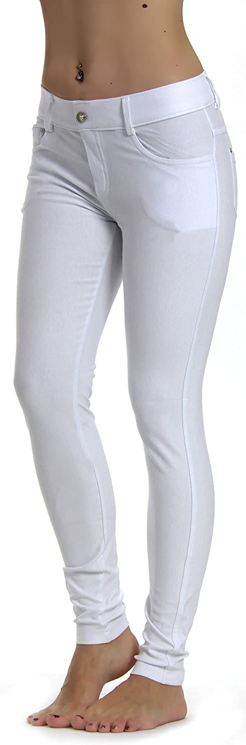 Color_White Jeggings